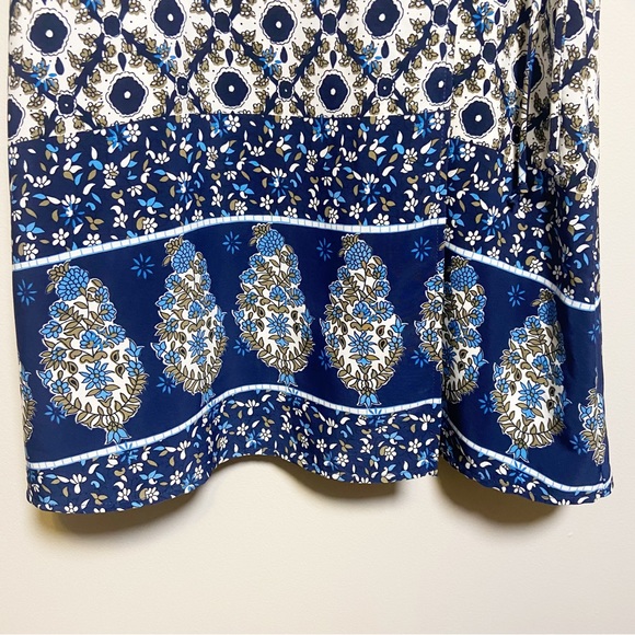 Altar'd State Navy and White Faux Wrap Dress - Picture 2 of 10